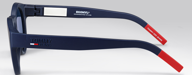 Le matériau Econyl a été utilisé pour la nouvelle collection de lunettes Tommy Jeans