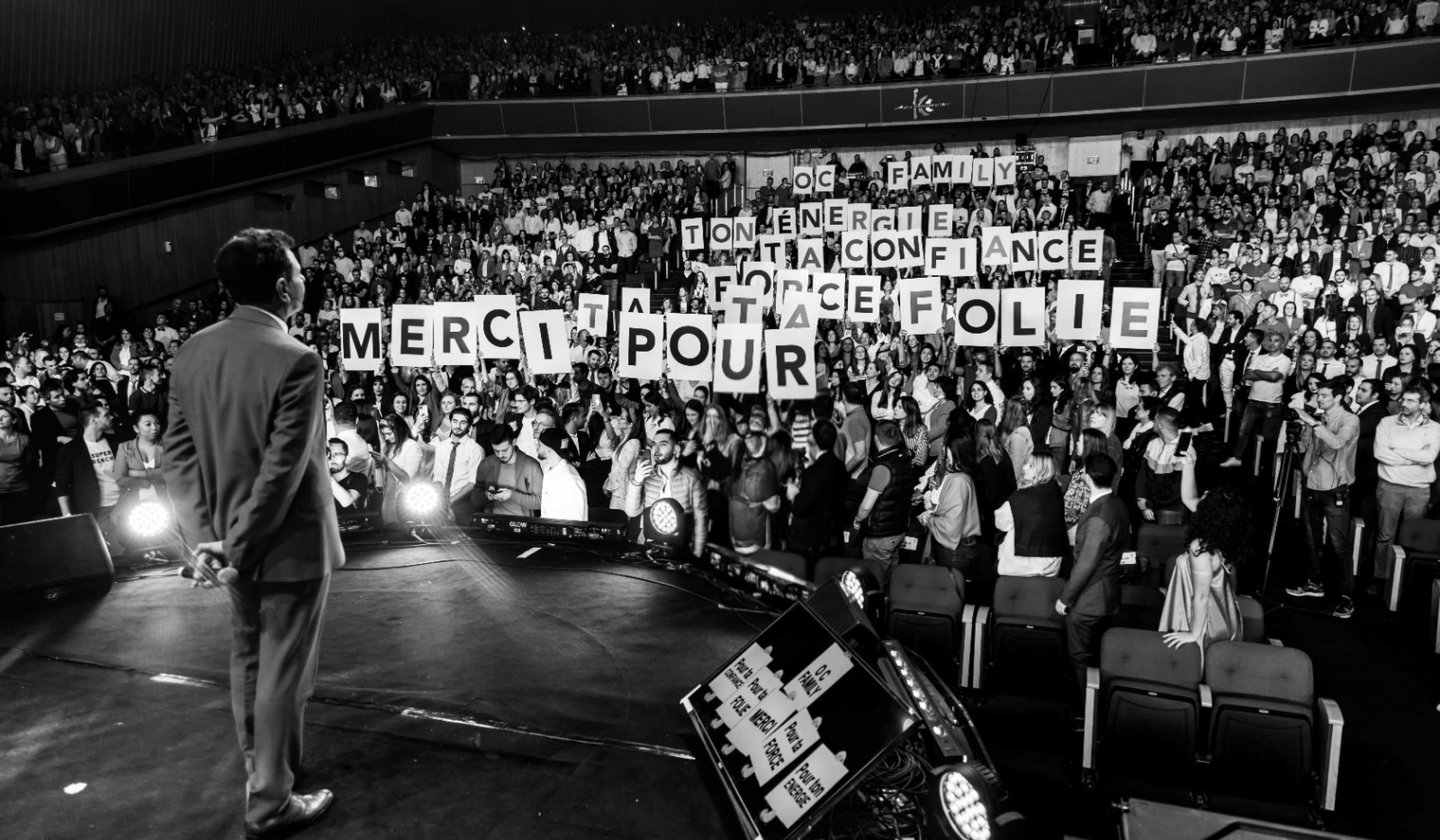 Lors d'une convention les équipes ont rendu un hommage vibrant qui a touché Laurent&nbsp;Levy : " Merci pour ta folie, pour ta force, pour ta confiance, pour ton énergie, OC Family..."