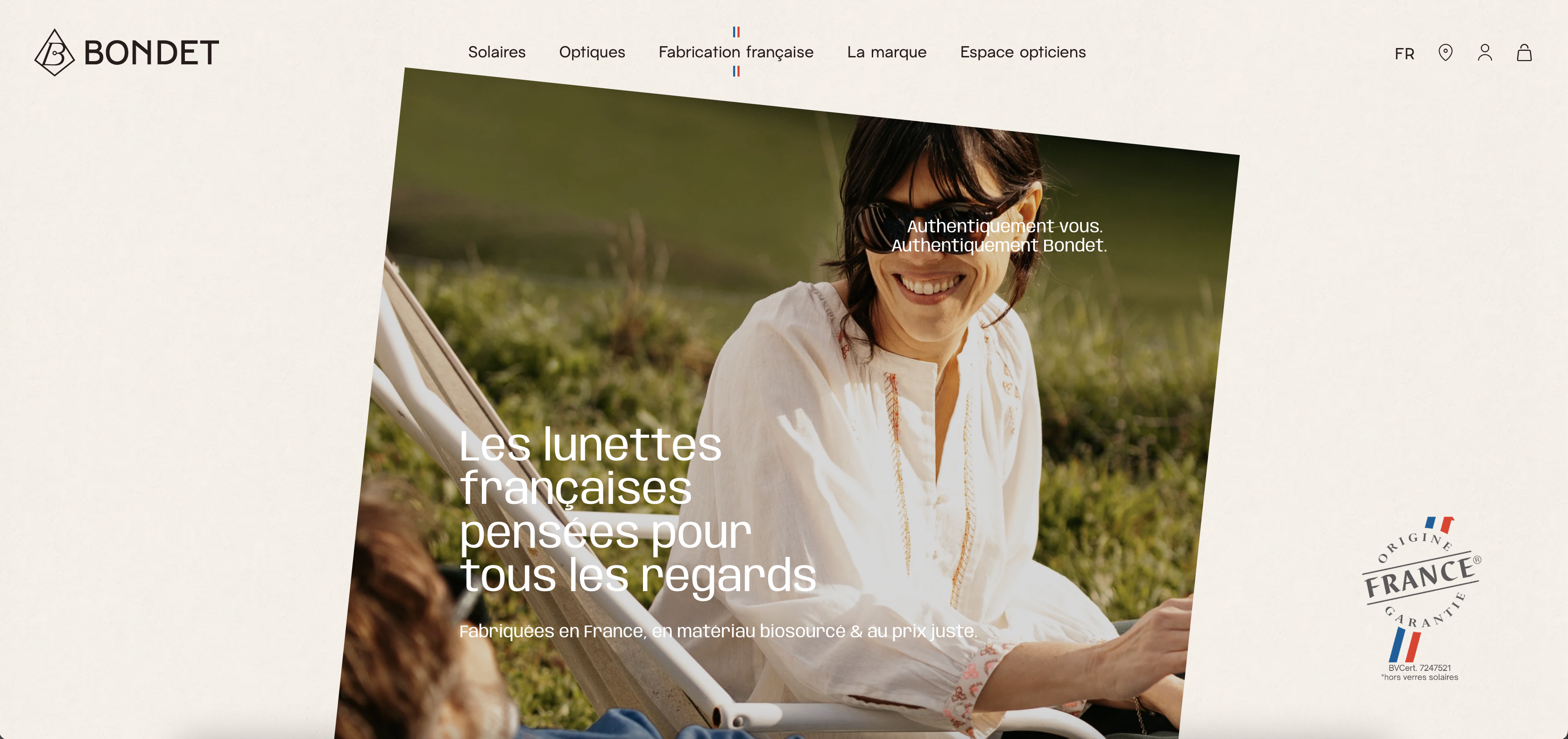 Nouveau site internet bondet.com