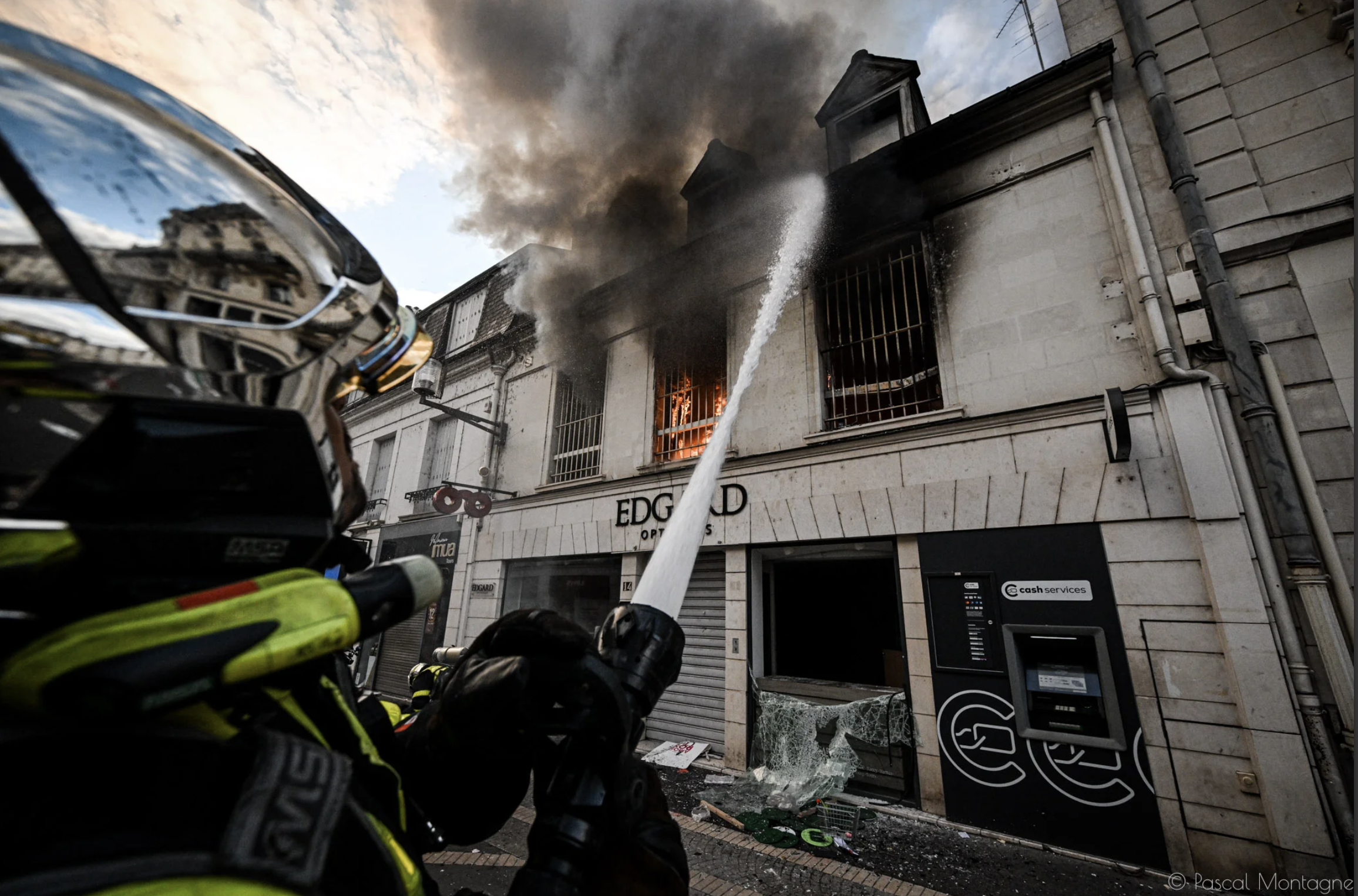 Edgard Opticiens Tours pillage incendie 17 octobre