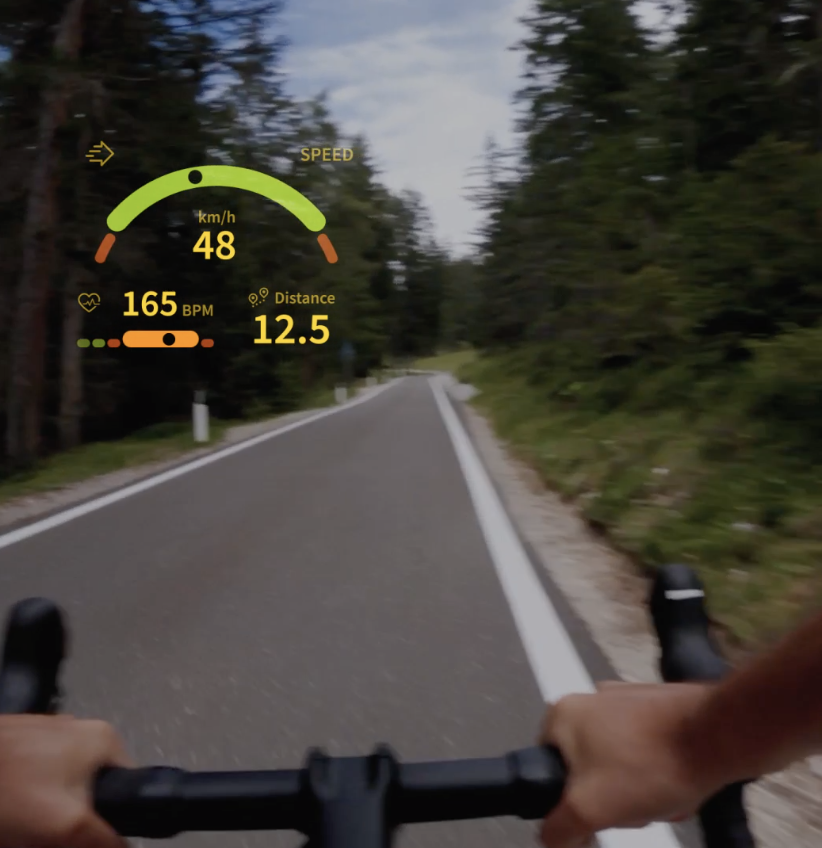 Engo lunettes connectées cycliste