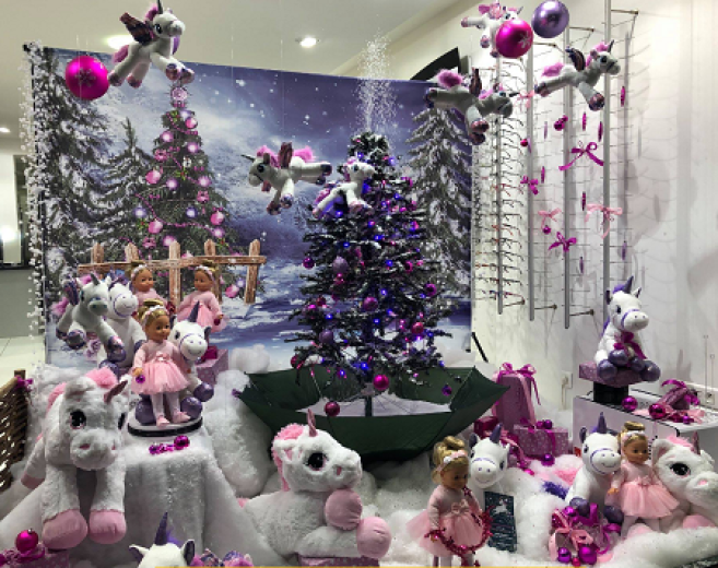 Outreau Optique vitrine de Noël 2019