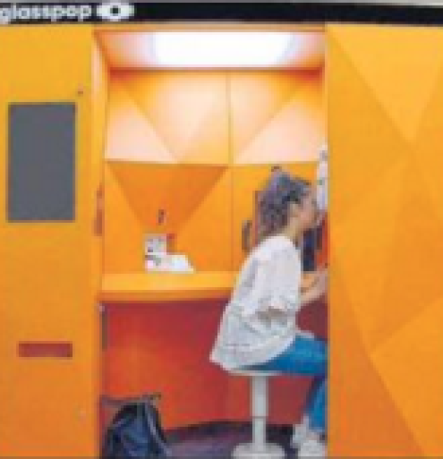 Prototype de la cabine Glasspop