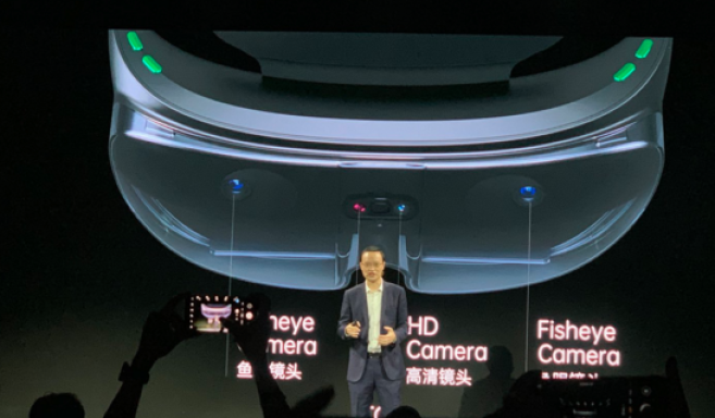 Oppo a présenté ses nouvelles lunettes lors de sa convention annuelle Oppo Inno Day à Shenzhen (Chine)