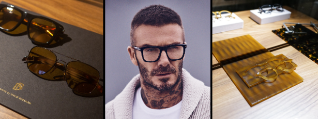 La légende du football David Beckham collabore avec Safilo