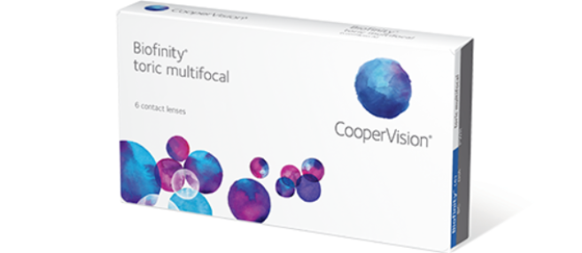 Lentilles de contact multifocales toriques Biofinity