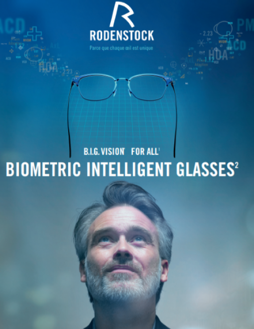 Des verres à intelligence biométrique, appelés B.I.G Vision
