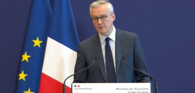 Bruno Le Maire, ministre de l’Economie et des Finances