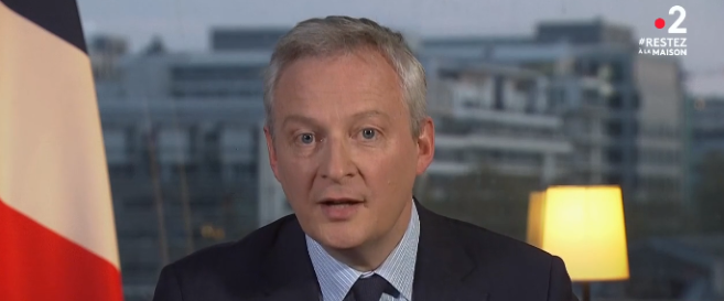 Bruno Le Maire, ministre de l’Economie et des finances