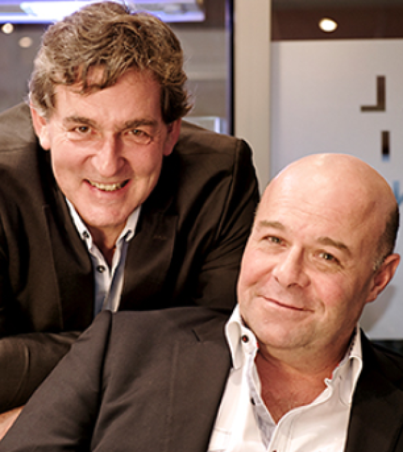 François Fort, PDG d’Opal et Gilles Demetz, directeur général chez Demetz