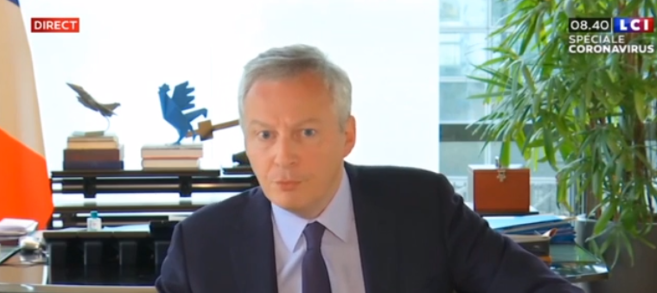 Bruno Le Maire, ministre de l’Economie et des Finances