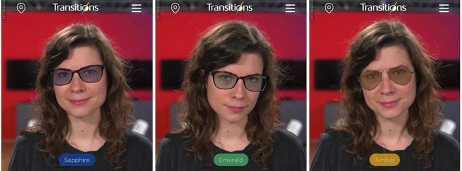 Transitions se met à l'essayge virtuel