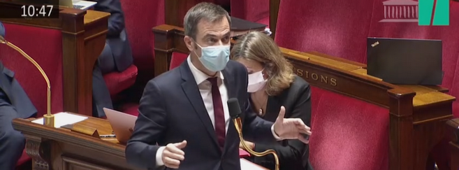 Olivier Véran a participé au débat à l'Assemblée nationale