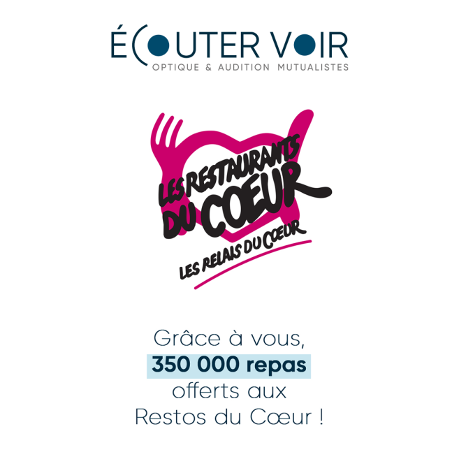 Ecouter Voir surpasse son objectif de repas offerts aux Restos du Coeur