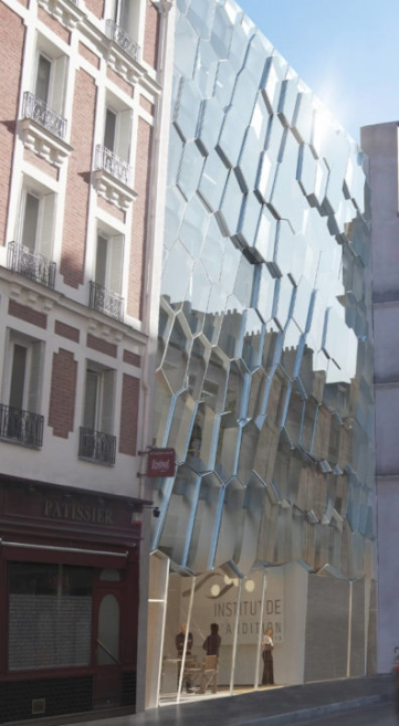 Les futurs locaux de l'Institut de l'Audition, dans le XIIe arrondissement de Paris.