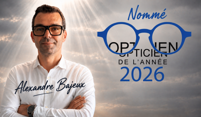 Alexandre Bajeux nommé opticien année 2026