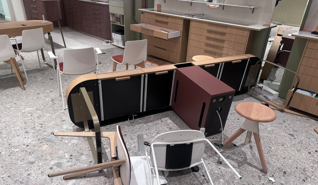 Combien de magasins d'optique ont ete pilles 17 octobre opticien vandalisme