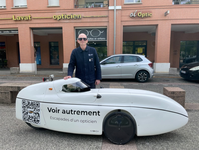 Thierry Lavat opticien toulouse velo mobile