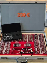 BAC ULTRASONS + CHAUFFERETTE + MEULE A MAIN + MALETTE D'ESSAI + PENICHES
