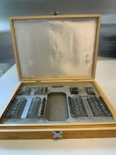 mallette de 95 verres d'essai bague métal