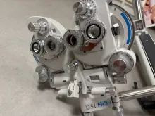 Réfracteur manuel Essilor MPH 150 neuf avec bras de support