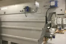 Nouvelle machine Losma pour centrifuger les effluents industriels de surfaçage (copeaux + eau). Résultat : une réduction du volume de déchets produits
