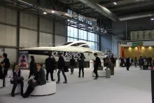 Un vent marin souffle à l'entrée du Design Lab (Hall 4). ©Acuité2015