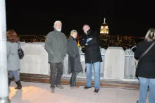 En haut du Rockefeller Center