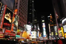 1er soir à Times Square