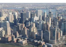 Le pont de Brooklyn vu du ciel