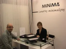MINIMA Espagne - Patricia JEHAN (Responsable Marche) et un client