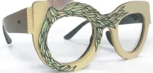 Lunettes en papier : Par Océane Delain – FRANCE - Prototype réalisé par le lunetier Oxibis