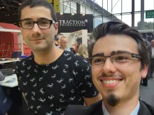 Dernier selfie du jour avec la dynamique équipe de Traction Productions
