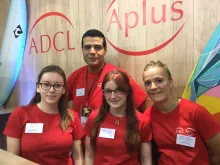 Les étudiants de Fresnel en renfort sur le stand ADCL Aplus