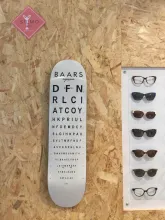 Echelle d'acuité sympa chez Baars