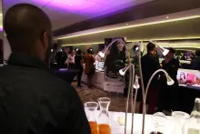 Le cocktail et les stands