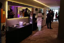 L'espace dédié aux exposants