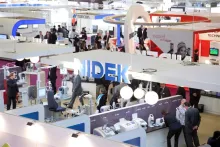 Le stand Nidek, tout en clarté