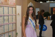Miss France 2010 en visite sur le Silmo