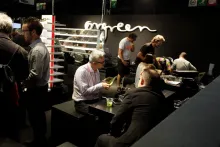 Sur le stand Orgreen