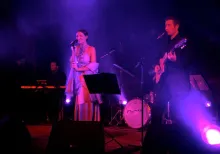 A l'issue de la cérémonie au Pavillon Gabrile deux orchestres ont animé la soirée