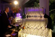 Le champagne a coulé à flots à l'issue de la remise des prix