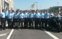 Krys protège les yeux des motocyclistes de la Garde Républicaine sur le Tour.