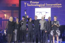 Catégorie « Monture innovation technologique » : ROLF avec « DEVILLE ».©Acuité 2017