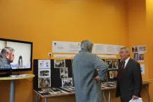 Jean-Paul Roosen, petit-fils du fondateur et ancien directeur de l'ICO de 1977 à 2010, était présent pour parler de son association Vision Solidarité Développement (Vision Solidev). ©Acuité 2017