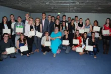 Remise des diplômes de CQP Technique et Commercial.