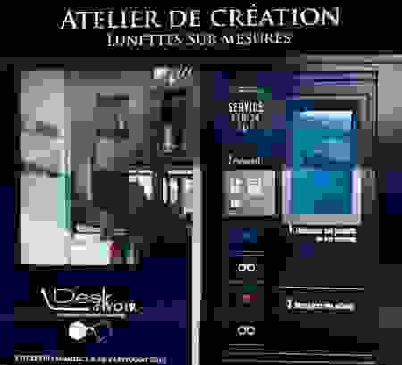 Distributeur automatique&nbsp;installé dans le magasin&nbsp;Désir d’y Voir