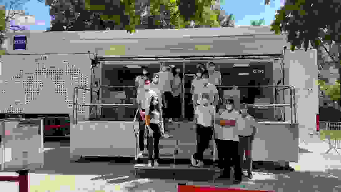 L'équipe du Zeiss Experience Tour