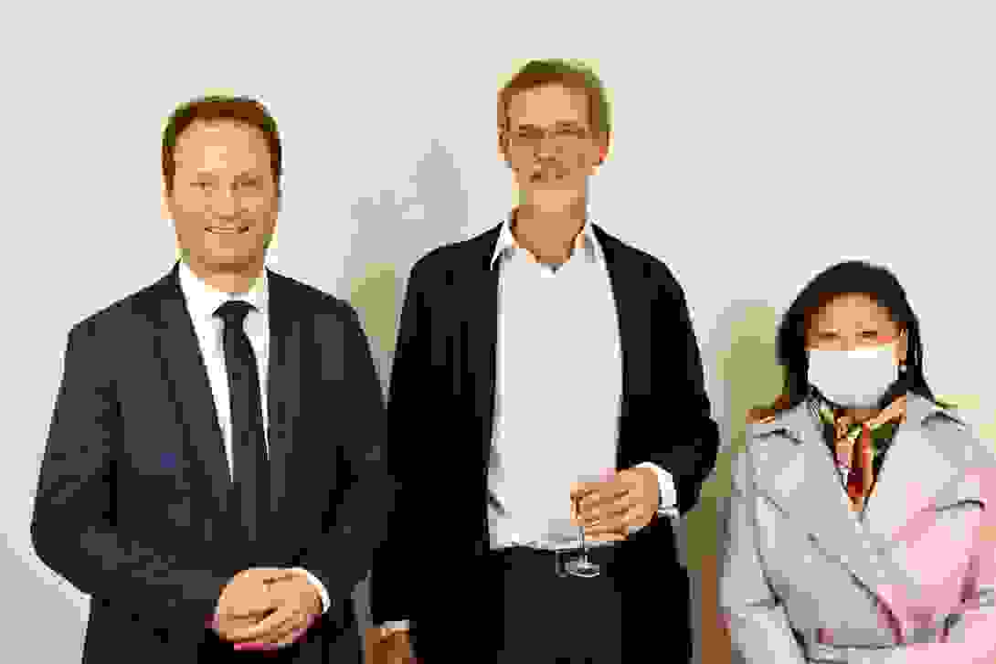 Sylvain Maillard, Jeanne d'Hauteserre et Guillaume Flahault