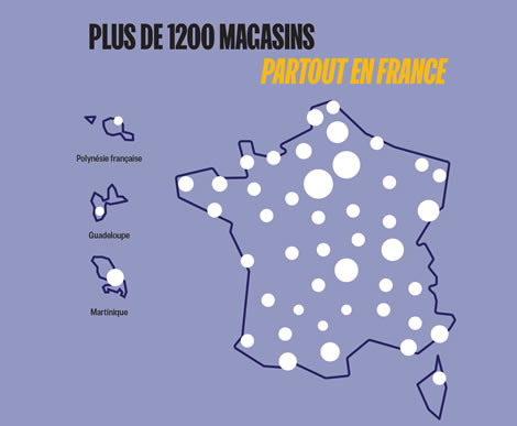 Carte de France Optic 2000